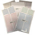 Printable File Folder Labels, 1/3-Cut Tab Size (2/3" H x 3 7/16" W), Tan, 750 Labels (25 Sheets)