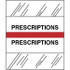 Medical Chart Index Tabs, Prescriptions, Red, 1/2 x 1-1/4, 100/Pk (54573)