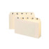 Smead Card Guide, Plain 1/5-Cut Tab (A-Z), 6"W x 4"H, Manila (56076)