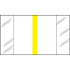 Write-On Index Tabs, 1" Erasable, Yellow, 1 x 1/2, 240/Bx (58600)