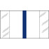 Write-On Index Tabs, 1" Erasable, Blue, 1 x 1/2, 240/Bx (58607)