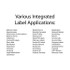 Integrated Label Forms with One Left-Side 4" x 2-1/2" Label per Sheet, 1,500 Sheets/Cas