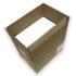 Corrugated shipping carton filled with integrated label forms, case packaging for item 59816-CS, 1500 sheets per case