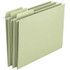 Smead Erasable FasTab Hanging File Folder, 1/3-Cut Built-In Tab, Letter Size, Moss, 20/Box