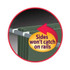 Smead Expandable Hanging File Folders, Legal Size, 3-1/2" Expansion, Green, 10 per Box