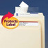 Smead Label Protector 3-1/2 x 1-11/16 Clear 100/Pack
