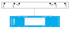 Tabbies File Pocket Handles, 9-5/8" W x 2" H, Lt Blue, 48/Pack