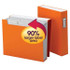 Smead SuperTab Bookshelf Organizer, 6 pockets, Letter Size, Orange