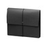 Smead Expanding Wallet, 5-1/4" Expansion, Flap and Cord Closure, Extra Wide Letter Size, Black, 10/Box