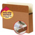 Smead Easy Grip File Pocket, Straight-Cut Tab, 3-1/2" Exp, Letter Size, Redrope, 25/Box
