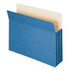 Smead File Pocket Straight-Cut Tab 3-1/2" Exp Blue (73225)