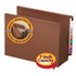 Smead TUFF End Tab File Pockets, Extra Wide Letter Size, 7" Expansion, Reinforced Tab, 5/Box
