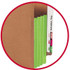 Smead End Tab File Pockets, Extra Wide Legal Size, 3-1/2" Expansion, Redrope with Green Gusset, 10/Box
