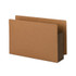 Smead End Tab File Pockets, Extra Wide Legal Size, 3-1/2" Expansion, Redrope with Brown Gusset, 10/Box