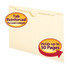 Smead File Jacket, Reinforced Tab, Flat-No Expansion, Legal Size, Manila, 100/Box