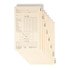 Smead pressboard mortgage dividers with pre-printed tabs for efficient document organization.