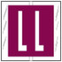 Col R Tab 12112 Label Letter L 100/Pack