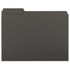 Smead Interior File Folder, 1/3-Cut Tab, Letter Size, Black, (10243)