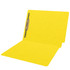 Colored Folders, End Tab, Letter Size, 3/4" Expansion, Fastener Position 1, 11pt Yellow, 50/Box