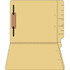 Colored Folders, End Tab, Letter Size, 3/4" Exp, Fastener Pos 1, 11pt Buff, 50/Bx