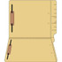 Colored Folders, End Tab, Letter Size, 3/4" Exp, Fastener Pos 1/3, 11pt Buff, 50/Bx