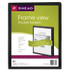 Smead Frame View Poly Two-Pocket Folder, Letter Size, Black, 5/Pack