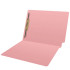 Pink File Folders, End Tab, Letter Size, 1 Fastener [F1], 14-Point Stock