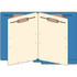 End Tab Classification Folders, 2 Dividers, Letter Size, 14pt Blue, 25/Box (87C04D2BLU)
