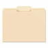 Smead File Folders, Letter Size, Standard 1/3-Cut Tab (Center Only), Manila, 100/Box