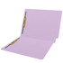 Colored Folders, End Tab, Letter Size, 3/4" Expansion, Fastener Positions 1 and 3, 14pt Lavender, 50/Box