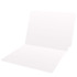 Colored End Tab File Folders, Letter Size, 14pt, 2-Ply, No Fastener, White, 50/Box (87C20SR102)