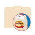 Smead File Folders, Letter Size, Reinforced 1/3-Cut Tab [Center], Manila, 100/Box