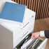Smead 89282 Desk Sorter Organizer placed on filing cabinet