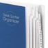 Smead Desk File/Sorter, Daily (1-31), 31 Dividers, Letter, Dark Blue