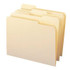 Smead 100% Recycled Folders, Letter Size, 1/3-Cut Reinforced Tab, Manila, 100/Box