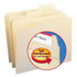 Smead 100% Recycled Folders, Letter Size, 1/3-Cut Reinforced Tab, Manila, 100/Box