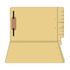 Colored Folders, End Tab, Legal Size, 3/4" Exp, Fastener Pos 1, 11pt Buff, 50/Box