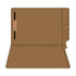 Colored Folders, End Tab, Legal Size, 3/4" Exp, Fastener Pos 1, 11pt Brown, 50/Box