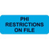 PHI Restrictions, Light Blue (A1001)