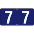 Tab Products Numeric Labels Number 7 A1277-7
