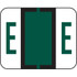 Tab Alphabetic Label Letter E Vinyl 500/Roll