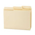 Smead SuperTab File Folders, Letter Size, Reinforced 1/3-Cut Tab, Manila, 100/Box