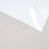 Close-up of frosted clear plastic binding cover showing smooth protective finish for Unibind document covers