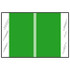 Col R Tab 11000 Series Designation Label, Light Green, 500/Roll