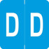 Barkley Alpha Labels Letter D Light Blue ADPK-D