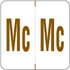 Barkley Alpha Labels Letter Mc White ADPK-MC