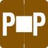 Barkley Alpha Labels, 1 1/2 H x 1 1/2 W, Letter P, Brown, 228/PK (ADPK-P)