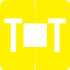 Barkley Alpha Labels Letter T Yellow ADPK-T