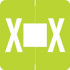Barkley Alpha Labels Letter X Light Green ADPK-X