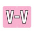 Datafile AL8720 Series Alphabet Labels - Letter V (AL8720-V)